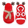 Fashion high-end brand pet Christmas costumes winter flannel elk dog clothes cat pet clothes