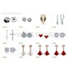 Branded jewelry style fashion S925 earrings set