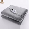 Soft Flannel electric under blanket with 3 settings controller and timer