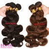 Dark Brown Body Wave Remy Human Hair Weft with Wholesale Price
