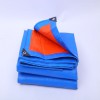 Waterproof Orange Blue Poly Tarpaulin / PE Tarps Car Plastic Sheet