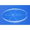 Customised Quartz Glass Quartz Perforated Shaped Parts Laser Processing Quartz Glass